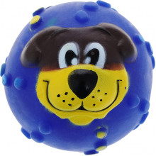Игрушка для собак Мяч с мордой собаки D 8см 714002