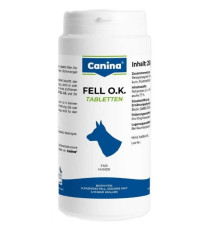 Таблетки для собак Fell O.K. добавка з біотином для здоров'я шерсті №125 Canina