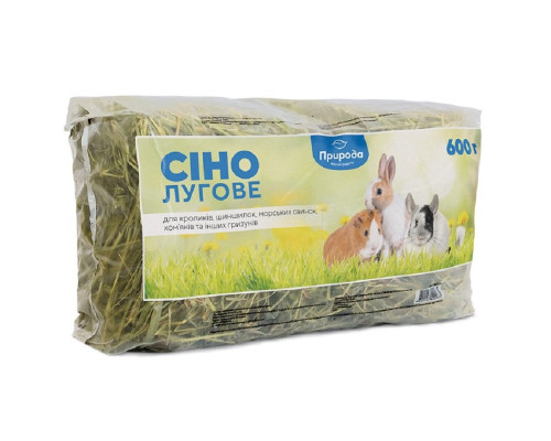 Сено для гризунов Луговое 600 г Природа