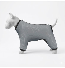 Вітровка для собак WauDog Clothes світловідбиваюча S32, В 47-50 см, С 35-38 см Collar