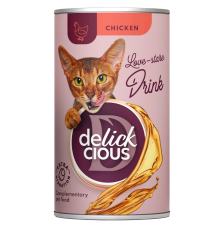 Ласощі для котів Chicken напій з куркою 140 г Delickcious