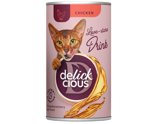 Лакомство для котов Chicken напиток с курицей 140 г Delickcious