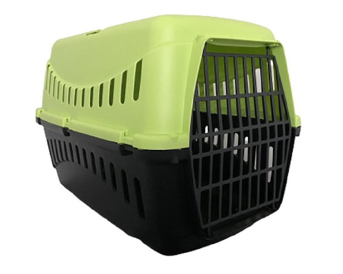 Переноска для кошек и собак GIPSY 2 large Green с металлической дверцей 58*38*38 см МР Bergamo
