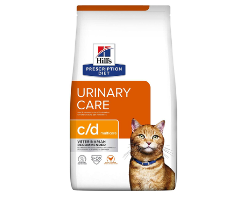 Сухой корм для котов Prescription Diet c/d Urinary Care при мочекаменной болезни с курицей 1,5 кг Hill's