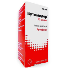 Розчин для ін'єкцій Бутомідор знеболювальний засіб 10 мл Richter Pharma 