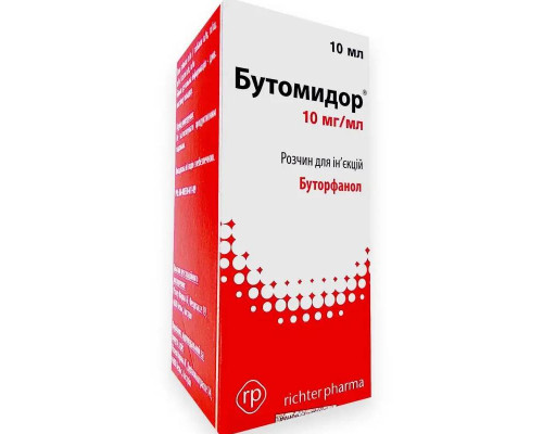 Раствор для инъекций Бутомидор обезболивающее средство 10 мл Richter Pharma