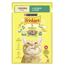Корм для котов Friskies с уткой в подливке  85 г Purina