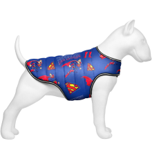 Куртка-накидка для собак Waudog Clothes Супермен червоний S, А 32 см, B 41-51 см, С 25-35 см Collar