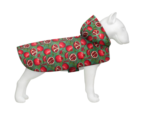 Ветровка для собак WauDog Clothes Гранаты  XS 25 В 36-38 см С 26-28 см  Collar