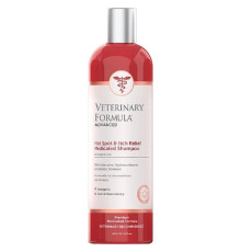 Шампунь для собак и котов Advanced Hot Spot & Itch Relief Shampoo антиаллергенный лечебный 473 мл Veterinary Formula