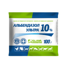 Альбендазол Ультра 10% 100 г O.L.KAR