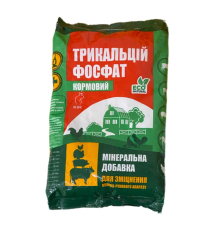 Порошок Трикальцій фосфат для поповнення дефіциту фосфору і кальцію у тварин 1 кг Круг