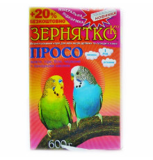 Корм для хвилястих папуг Зернятко 2 папуги 600 г Зернятко Ко