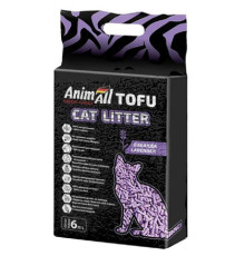 Наповнювач для котячого туалету Tofu соєвий з ароматом лаванди 2,6 кг 6 л AnimAll