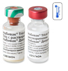 Вакцина  Нобівак Трікет Тріо для котів + розчинник (1 доза) MSD AH