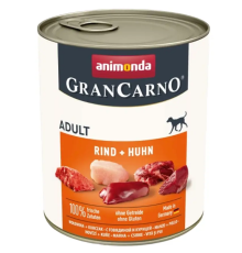 Корм для собак GranCarno Adult Beef and Chicken з яловичиною та куркою 800 г Animonda