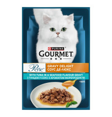 Корм для котів Gourmet Perle міні філе в соусі з тунцем 85 г Purina