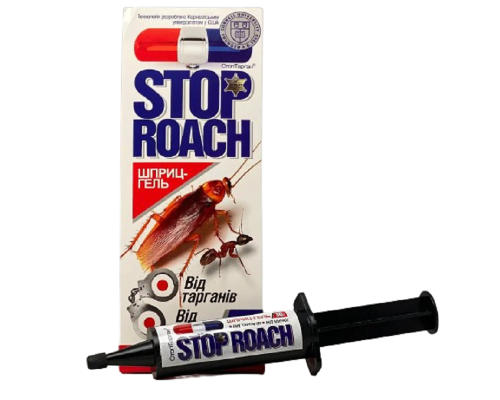 Гель Stop Roach від тарганів і мурашок шприц - гель 30 г