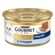 Корм для котов Gourmet Gold паштет с тунцом 85 г Purina