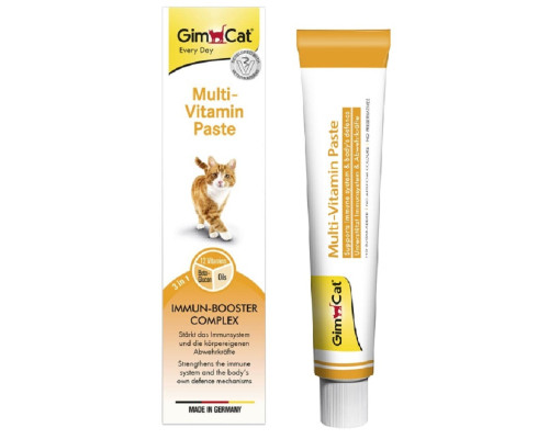 Паста для кошек Multi-Vitamin Paste для дополнения рациона и поддержания здоровья 100 г GimCat
