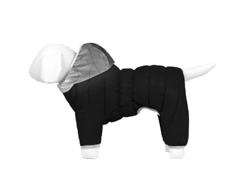 Комбінезон для собак AiryVest One світловідбивний капюшон ХS 22 В 29-31 см С 19-21 см чорний Collar