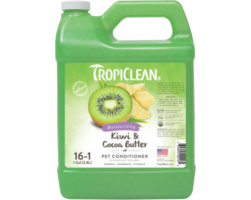 Кондиционер Tropiclean Киви для собак и кошек  блеск и увлажнение 3,8 л