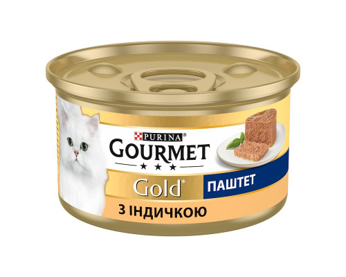 Корм для котів Gourmet Gold паштет мус з індичкою 85 г Purina