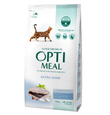 Сухий корм для котів Adult Cat Cod Fish з високим вмістом тріски 1,5 кг Optimeal