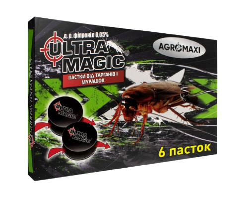 Ловушка Ultra Magic от тараканов и муравьев 6 шт Агромакси