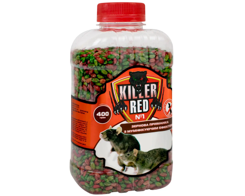 Зерно в банке Red Killer микс от грызунов 400 г Фанронг