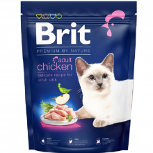 Сухой корм для кошек Cat Adult Chicken с курицей 300 г Brit Premium