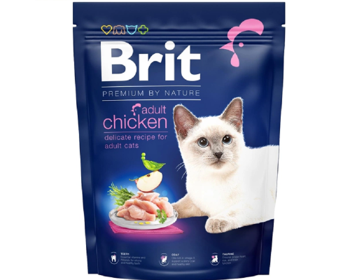 Сухой корм для кошек Cat Adult Chicken с курицей 300 г Brit Premium