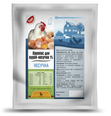 Премікс для курей-несучок Несучка євро кормова добавка 1 кг Круг