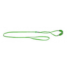 Ринговка Dog Extreme з шкіряними накладками 5 мм 1,3 м зелена COLLAR 43245