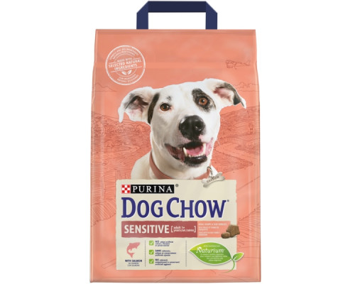Сухой корм для взрослых собак склонных к аллергии с лососем 2,5 кг Dog Chow