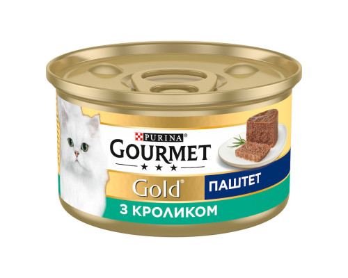 Корм для котів Gourmet Gold паштет із кроликом 85 г Purina