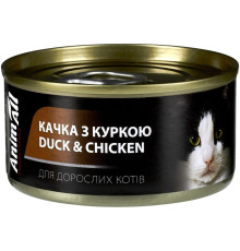 Корм для котів ANIMALL качка паштет 85г