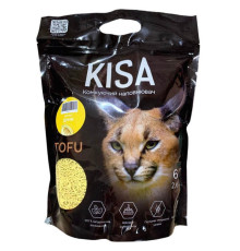 Наповнювач для котячих туалетів соєвий Kisa Tofu Melon з ароматом дині 2,6 кг 6 л TOP CAT