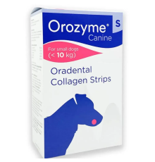 Дентальні колагенові смужки Orozyme, S - 24 шт. для собак малих порід вагою до 10 кг