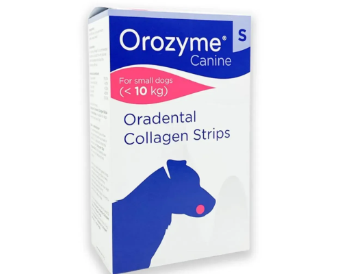 Дентальные коллагеновые полоски Orozyme, S – 24 шт. для собак малых пород весом до 10 кг
