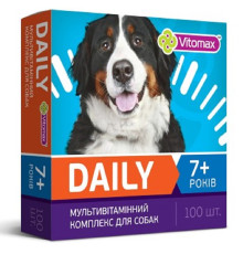 Таблетки для собак від 7 років Daily мультивітамінний комплекс №100 Vitomax