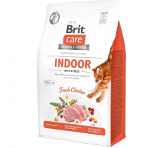 Корм для котов Брит Brit Care CGF Indoor Анти-Стрес в помещении 7 кг Весовой