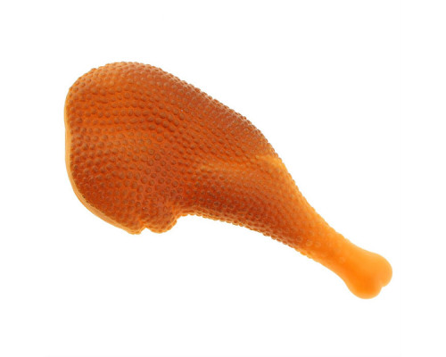 Игрушка резиновая Куриная ножка со звуком 10-31 16 см 60 г
