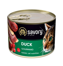 Корм для котів консерва Сейвори SAVORY качка  200 г 30617