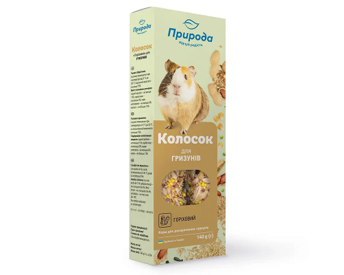 Корм Колосок Горіховий для гризунів 140 г Природа