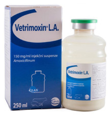 Суспензія для ін'єкцій Ветримоксин LA антибактеріальний препарат пролонгованої дії 250 мл CEVA