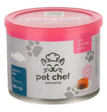 Корм для дорослих котів паштет із рибою 200 г Pet Chef