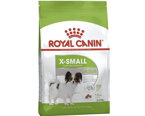 Сухой корм для собак очень мелких пород X-Small Adult с мясом птицы и рисом 1,5 кг Royal Canin