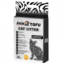 Наполнитель для кошачьих туалетов соевый Tofu Cat Litter с активированным углем 2,6 кг AnimAll