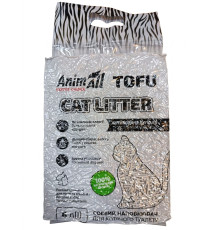 Наповнювач для котячих туалетів соєвий Tofu Cat Litter з активованим вугіллям 2,6 кг AnimAll
